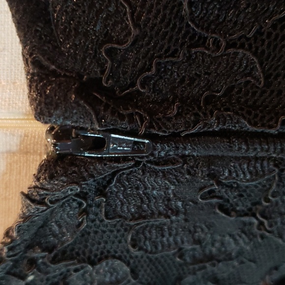 MODA INTERNATIONAL Cocktail Dress - Stretchy Black Lace - 14 - EVC - Picture 5 of 13